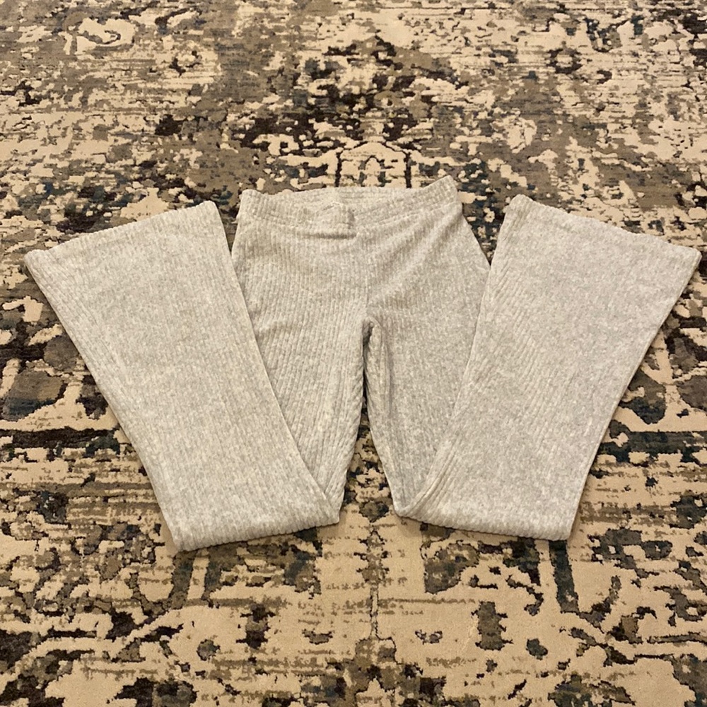 Aerie groove on ribbed flare leggings